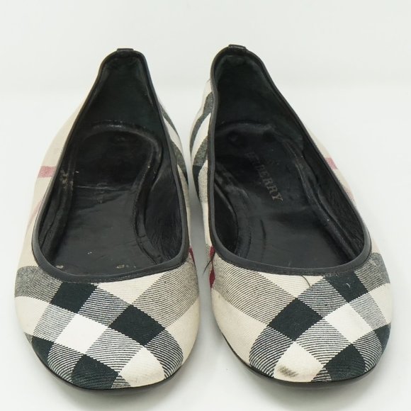 burberry ballet flats